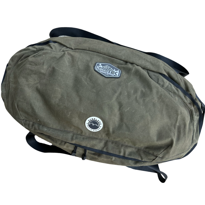 Rallitek Overland Vehicle Systems x RalliTEK Large Duffle with Handle and Straps - Waxed Canvas