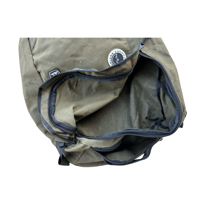 Rallitek Overland Vehicle Systems x RalliTEK Large Duffle with Handle and Straps - Waxed Canvas