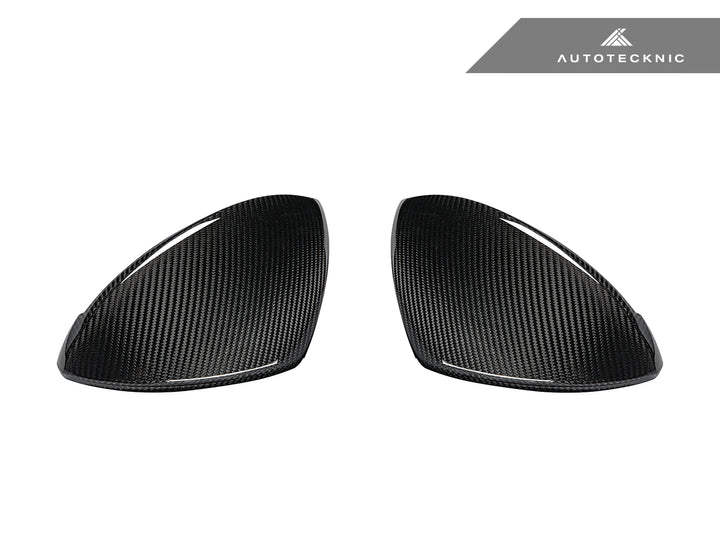 AutoTecknic Replacement Carbon Fiber Mirror Covers - Porsche 991 Turbo | GT3 | GT4