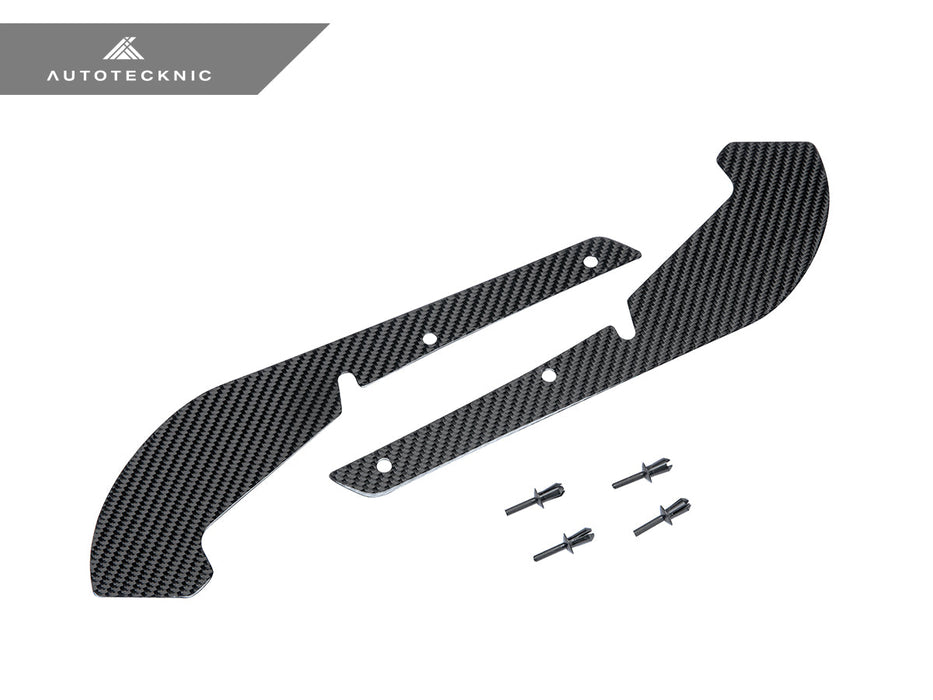 AutoTecknic Carbon Fiber Front Splash Guards - BMW F80 M3 | F82/ F83 M4