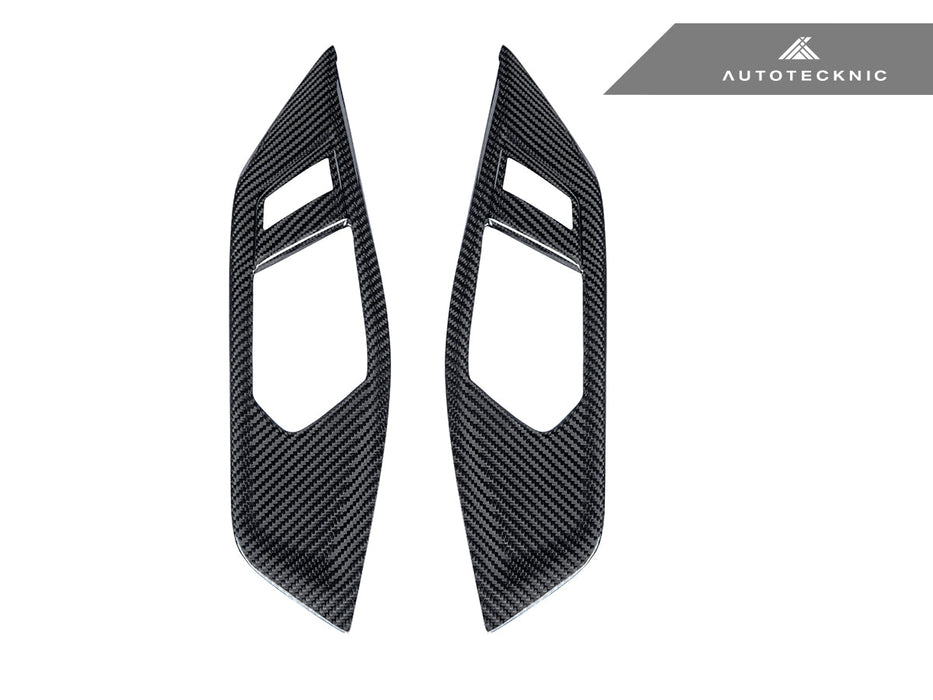 AutoTecknic Dry Carbon Interior Door Handle Trim Set - G22 4-Series