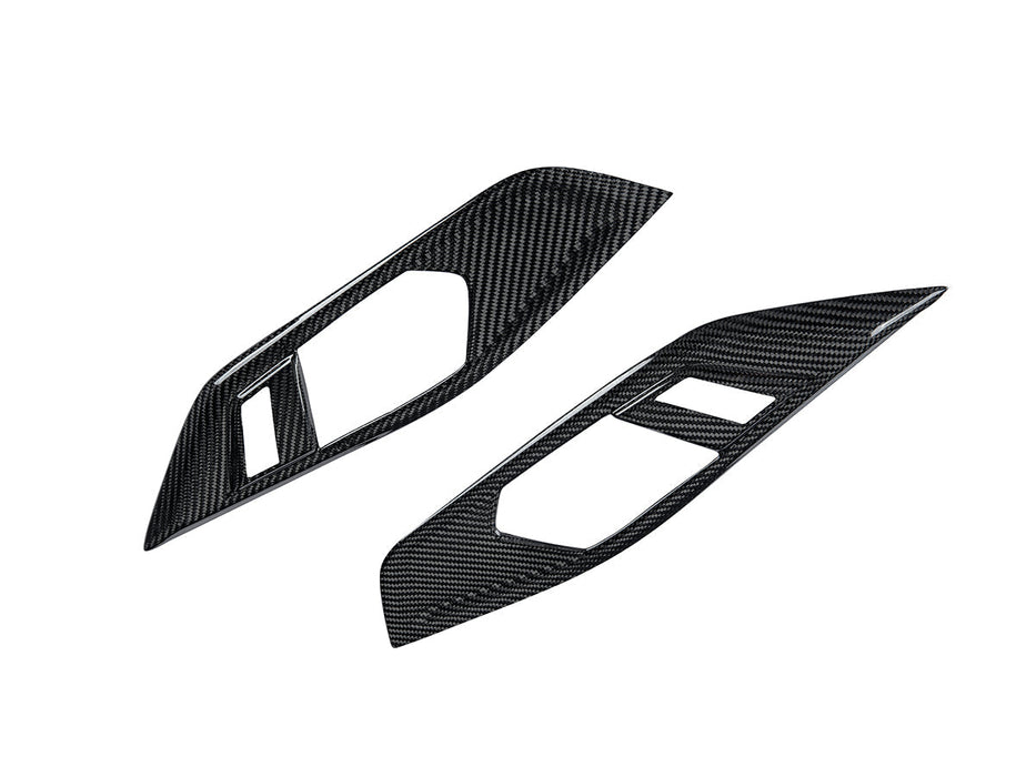 AutoTecknic Dry Carbon Interior Door Handle Trim Set - BMW G22 4-Series