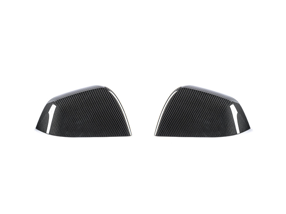 AutoTecknic Dry Carbon Fiber Mirror Covers - Tesla Model Y
