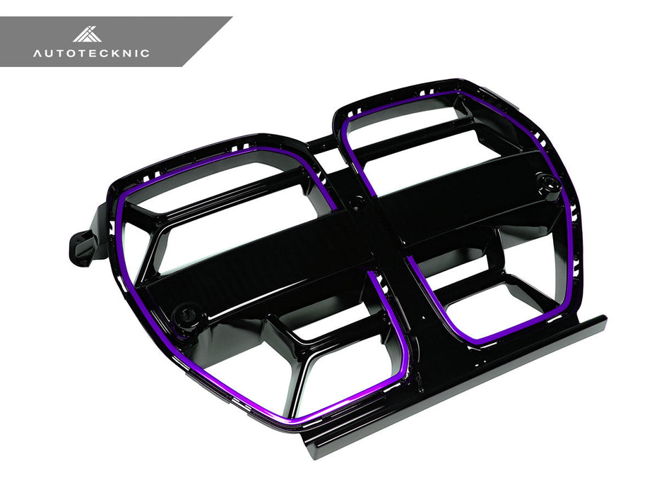 AutoTecknic Competizione Sport Gloss Black Front Grille - G80 M3 | G82/ G83 M4