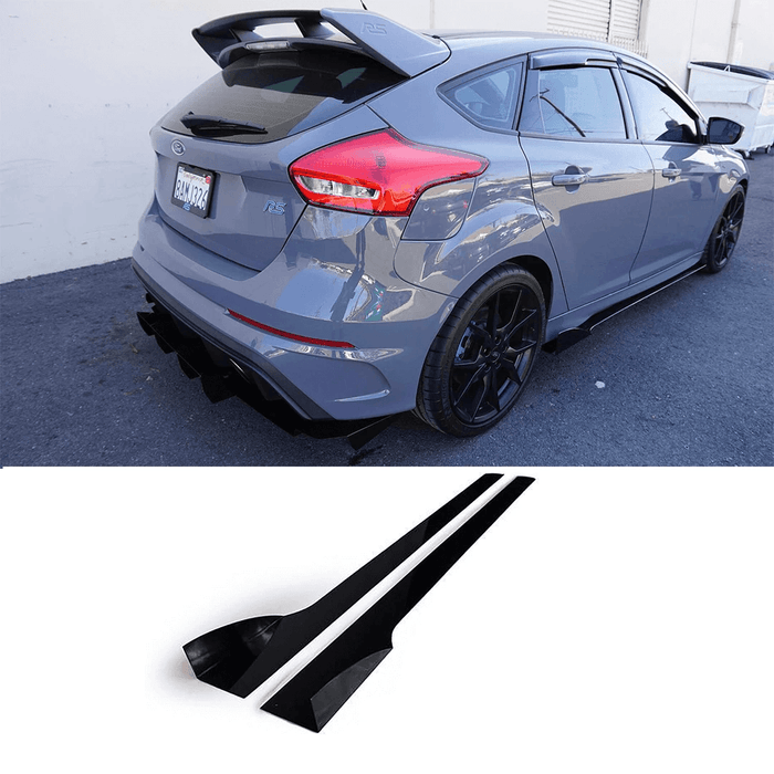 2016-2018 Ford Focus Rs Side Skirt Extension V2