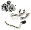 TR GTX2971 Ball-Bearing Twin Scroll Turbo Kit Stock Replacement for Subaru 02-07 WRX & 04-18 STI