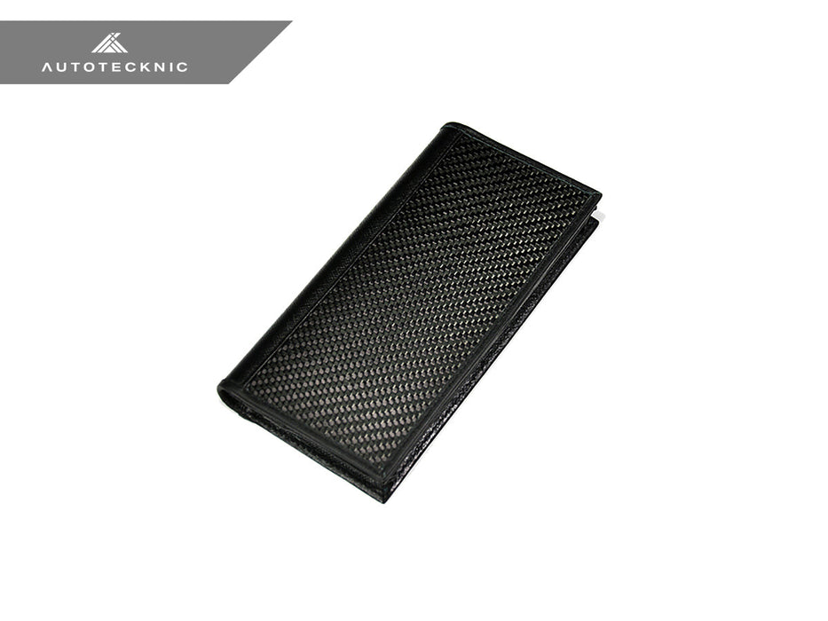 AutoTecknic Carbon Fiber Leather Checkbook Holder