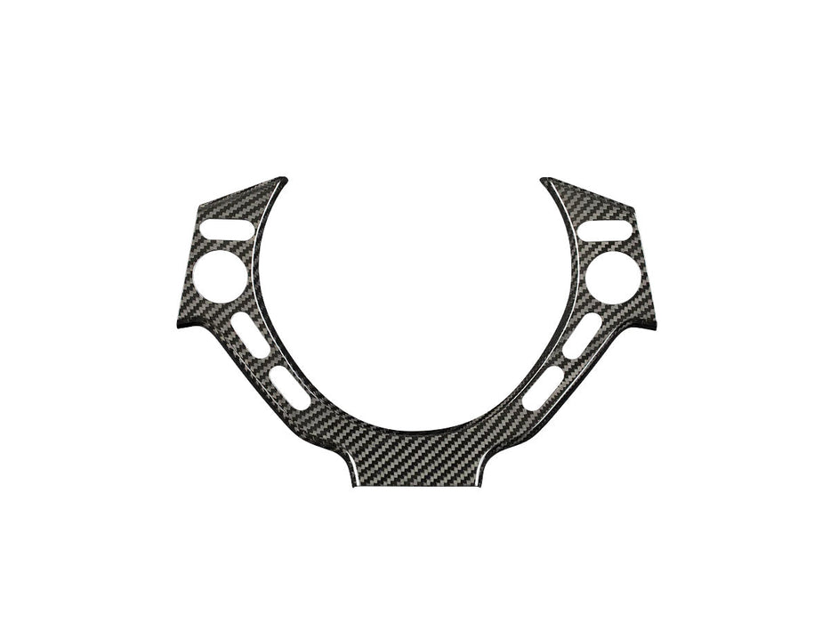 AutoTecknic Dry Carbon Fiber Steering Wheel Trim - Nissan R35 GTR