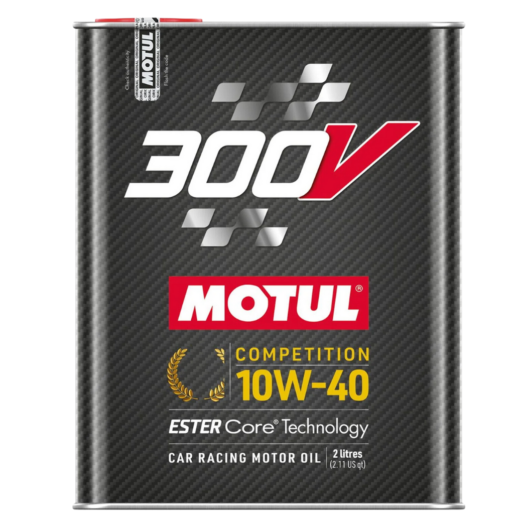 Motul 300V Competition Ester Core Technology 10W40 Car Racing Motor Oil 2L (2.1 qt.)
