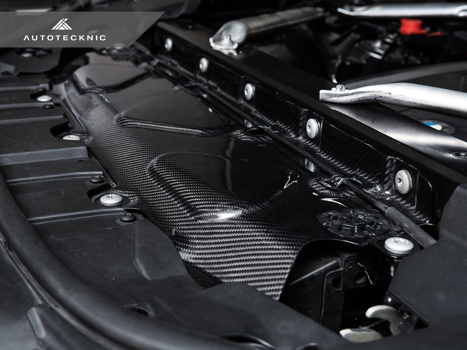 AutoTecknic Dry Carbon Fiber Cooling Shroud - F95 X5M | F96 X6M | G09 XM