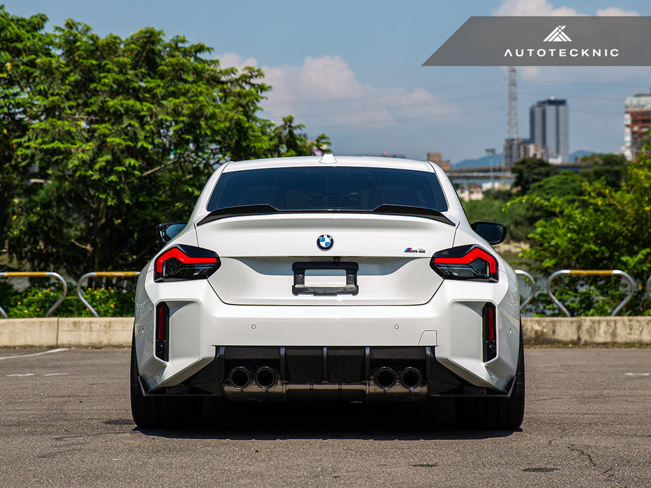AutoTecknic Dry Carbon Rear Splitter Set - G87 M2