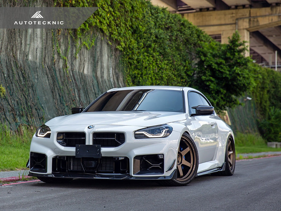 AutoTecknic Dry Carbon Podium Front Bumper Lower Vent Set - G87 M2