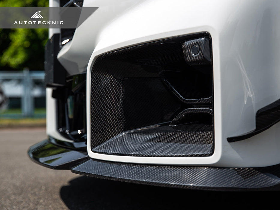 AutoTecknic Dry Carbon Podium Front Bumper Lower Vent Set - G87 M2