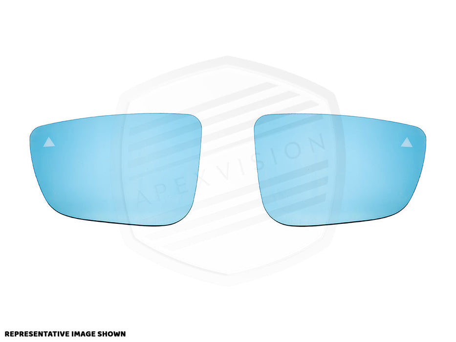 ApexVision Blue Tinted Mirror Glass Set - Toyota ZN8 GR86 / Subaru ZD8 BRZ 2022-2025