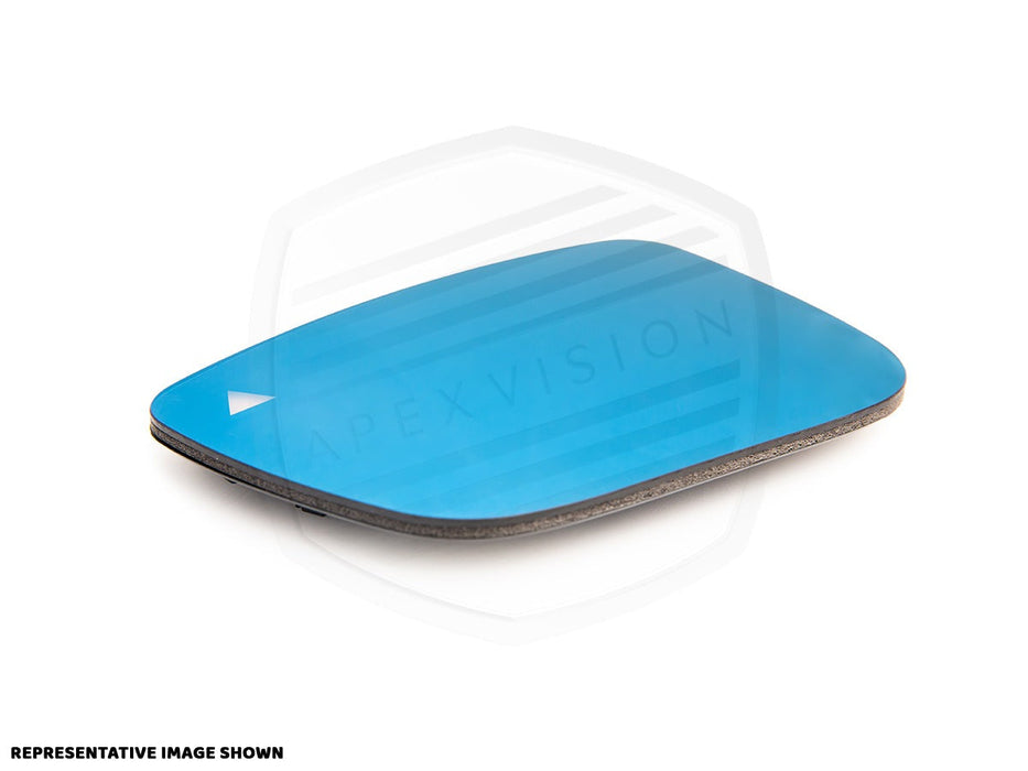 ApexVision Blue Tinted Side View Mirror Glass Set w/ Defrost - Honda S2000 (AP1/AP2)