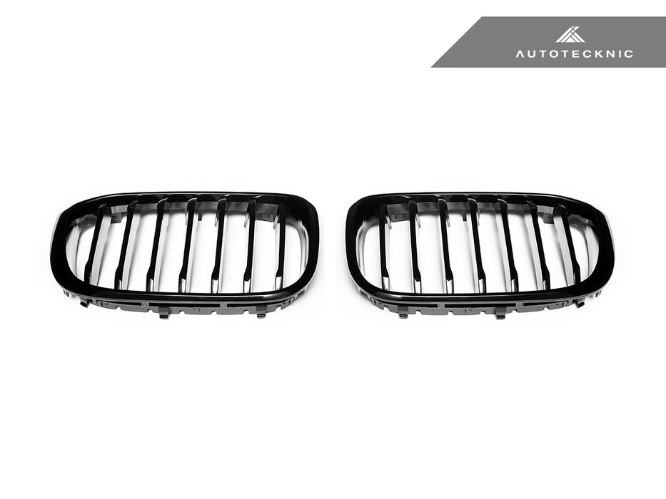 AutoTecknic Gloss Black Front Grille Set - G01 X3 | G02 X4 Pre-LCI