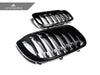 AutoTecknic Gloss Black Front Grille Set - BMW G01 X3 | G02 X4 Pre-LCI