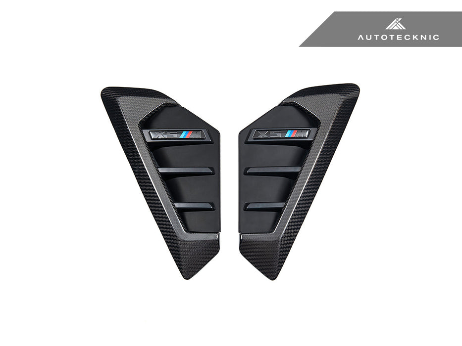 AutoTecknic Dry Carbon Side Vent Set - F95 X5M LCI