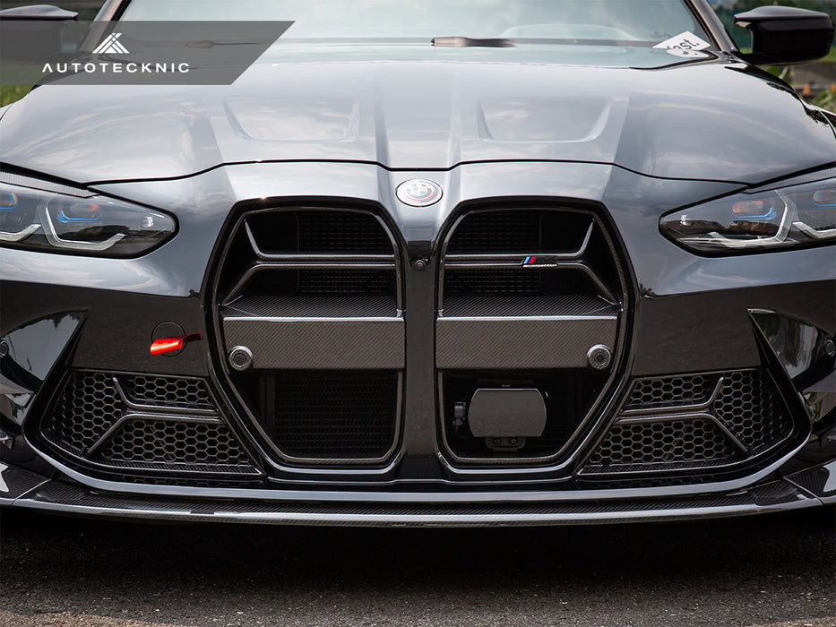 AutoTecknic Dry Carbon Corsa Front Bumper Lower Vent Set - G80 M3 | G82/ G83 M4
