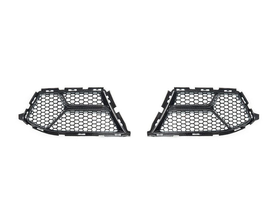 AutoTecknic Dry Carbon Corsa Front Bumper Lower Vent Set - BMW G80 M3 | G82/ G83 M4