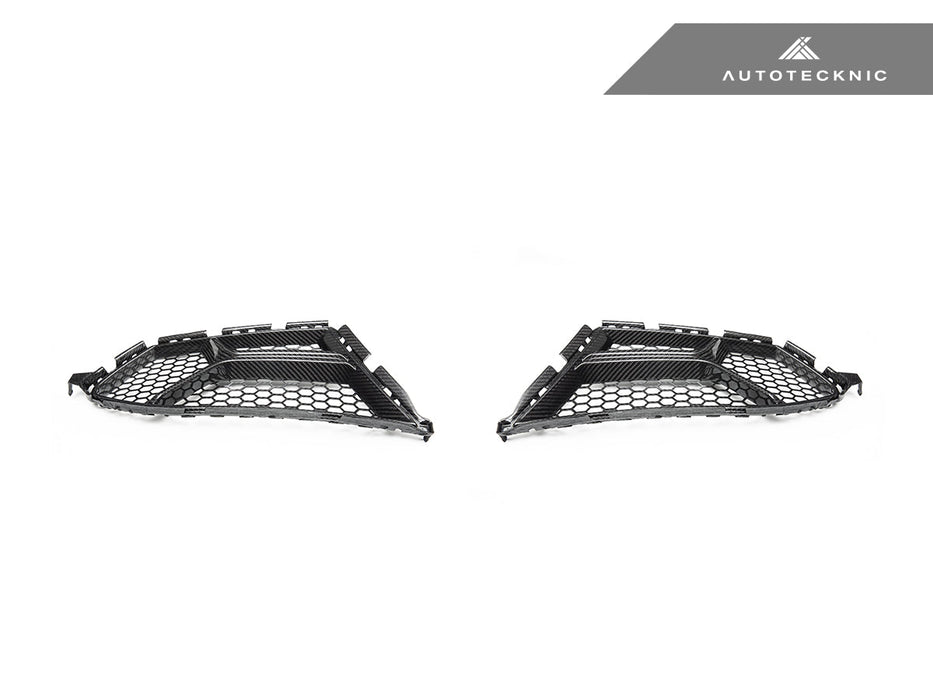 AutoTecknic Dry Carbon Corsa Front Bumper Lower Vent Set - G80 M3 | G82/ G83 M4