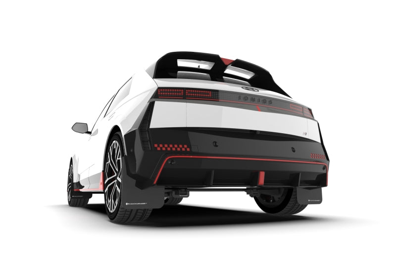 Rally Armor 25-26 Hyundai Ioniq 5 N Black Mud Flap w/Red Logo