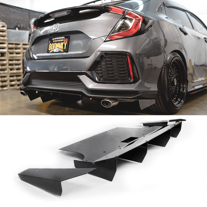 2017-2021 Honda Civic Non-Sport Hatchback Diffuser
