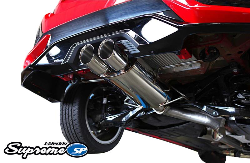 GReddy 2017+ Honda Civic Sport Hatchback 76mm Supreme SP Cat-Back Exhaust