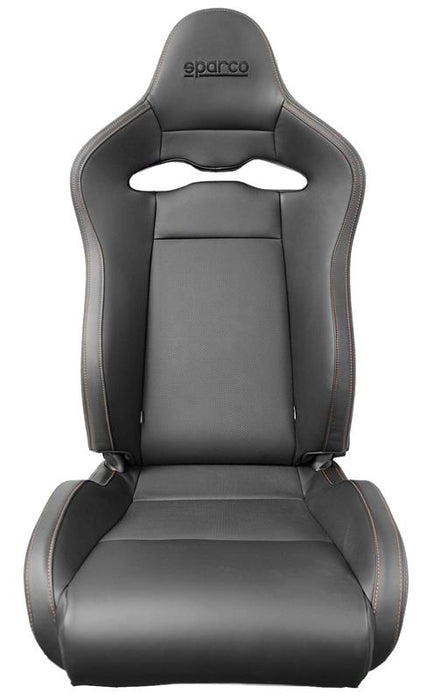 Sparco Seat SPX Special Edition Black/Grey w/ Matte Carbon Shell - Left