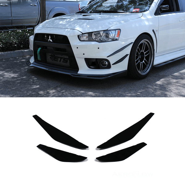 2007-2015 Mitsubishi Evo X V1 Canards