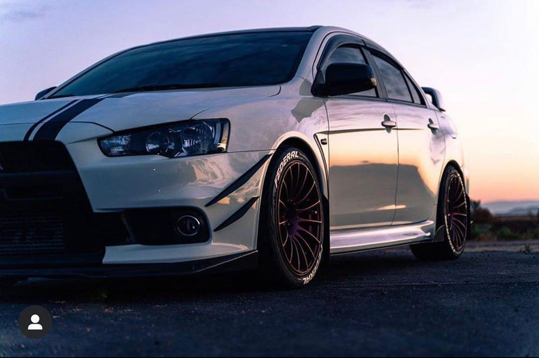 2007-2015 Mitsubishi Evo X V1 Canards