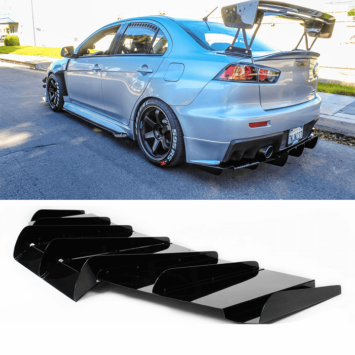 2007-2015 Mitsubishi Evo X V1 Diffuser