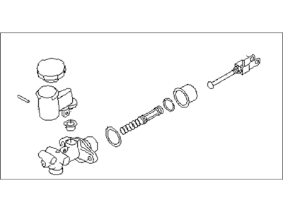 DBest Subaru 37230FE071 Clutch Master Cylinder 2006-2007 Subaru 37230FE071