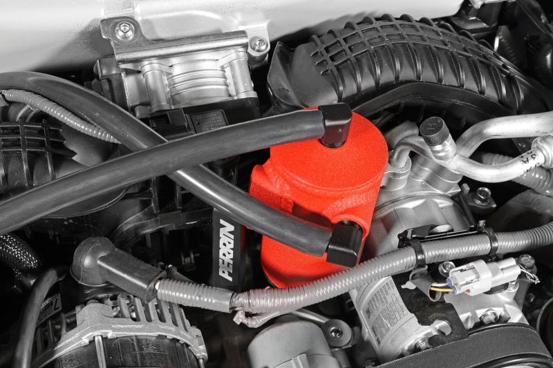 PERRIN 22-24 Subaru WRX Air Oil Separator - Red
