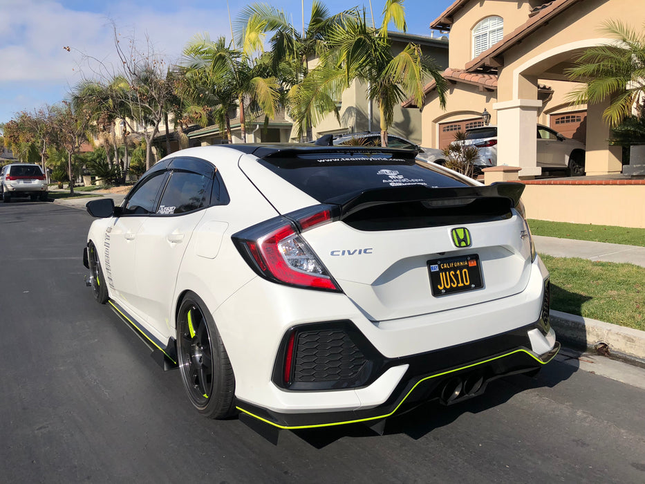 2017-2021 Honda Civic V2 Side Skirt Extensions