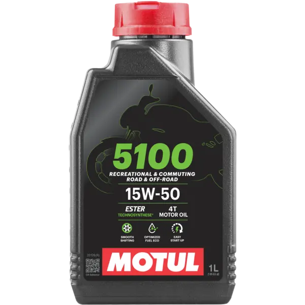 Motul (104080) 5100 15W-50 4T Motor Oil 1 Liter
