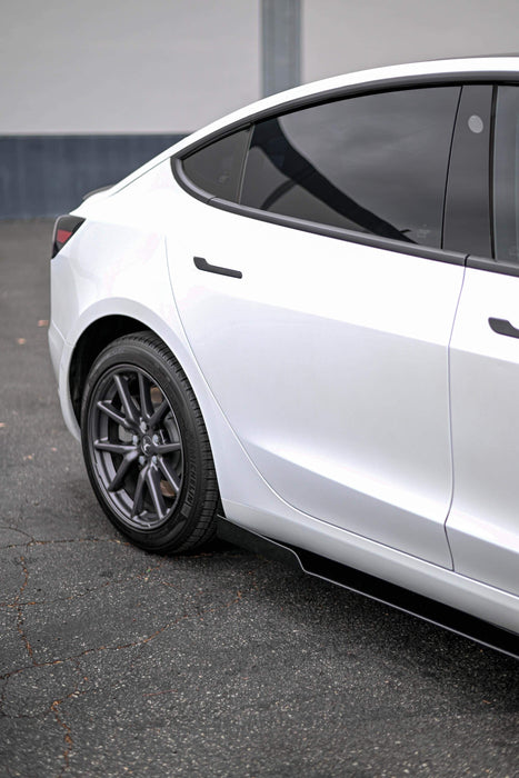 2018-2024 Tesla Model 3 V6 Side Skirt Extensions