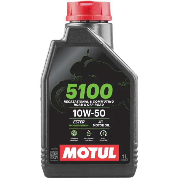 Motul (104074) 5100 10W-50 4T Motor Oil 1 Liter