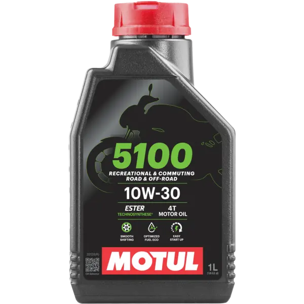 Motul (104062) 5100 10W-30 4T Motor Oil 1 Liter