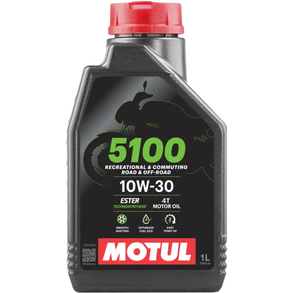thumbnail image 2 of Motul 5100 10W-30 4T Engine Oil 3 Liters + Original Filter For 2019 Honda CB 650 R 2 of 5