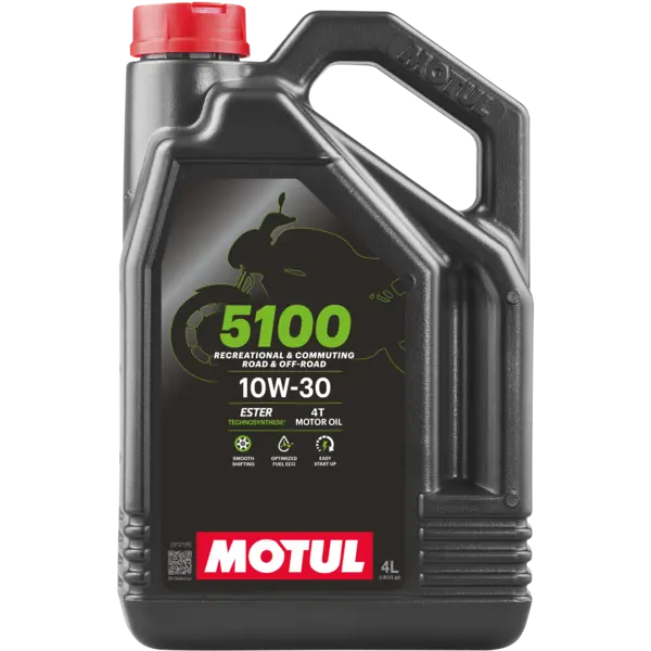 Motul (104063) 5100 10W-30 4T Motor Oil 4 Liter