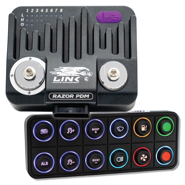 Link Engine Management Razor PDM Bundle - Razor PDM + 12 Button CAN Keypad