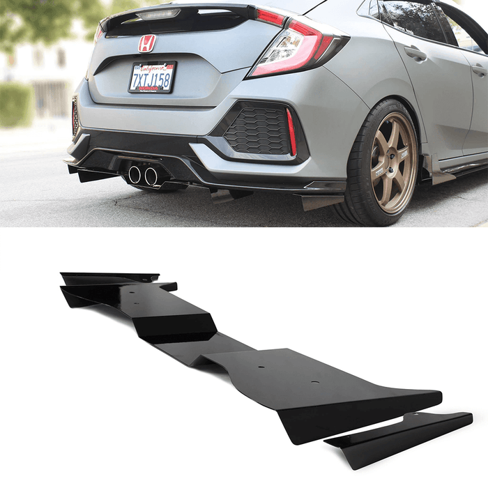 2017-2019 Honda Civic Hatchback V1 Diffuser