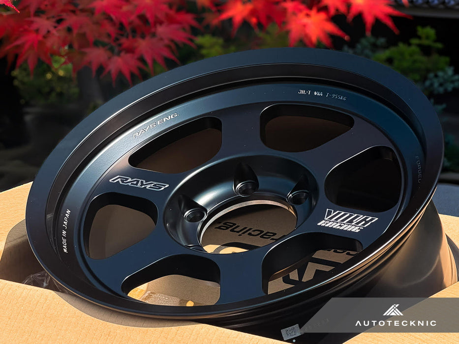Volk Racing TE37XT Black Shadow LTD 17x8 +20 6x139.7 Matte Translucent Black - 6-Lug Toyota / Lexus Truck (Set of 4)