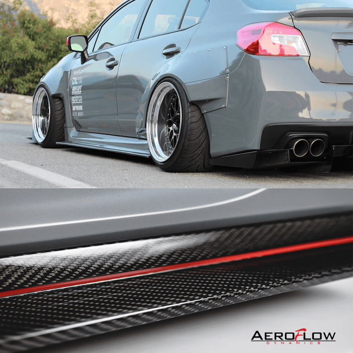 2015-2021 Subaru WRX/STI Carbon Fiber Side Skirt Extensions