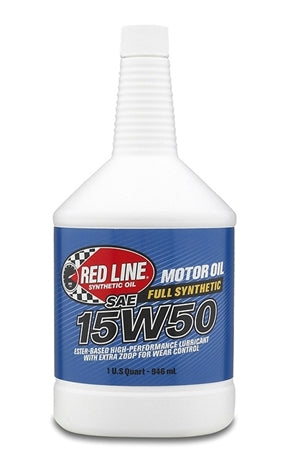 Red Line 15W50 Motor Oil - 1 Qt