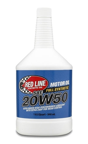 Red Line 20W50 Motor Oil - 1 Qt