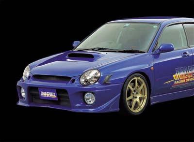 Zero/Sports Front Bumper for 2002-2003 WRX With Fog Light Spaces