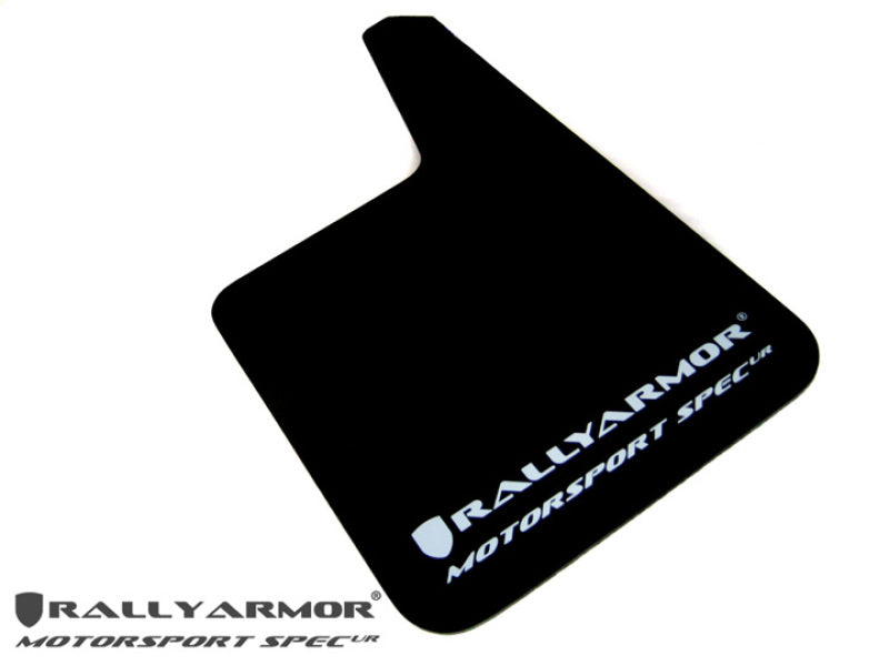 Rally Armor Universal Fit (No Hardware) Motorsport Spec Black UR Mud Flap Red Logo