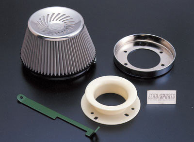 Zero/Sports Stainless Steel Cone Filter and Adapter for 1993-2001 Subaru Impreza GC8 Turbo